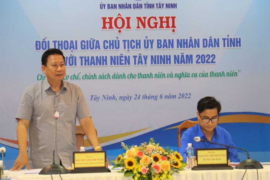 Chủ tịch tỉnh Tây Ninh đối thoại với Thanh niên