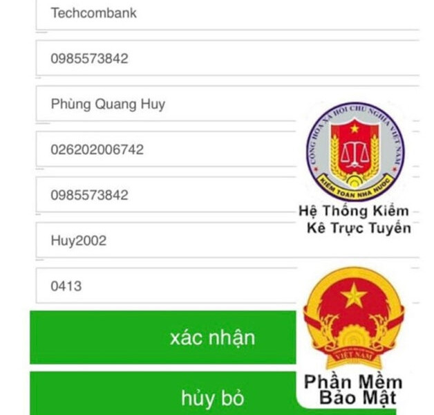 Cảnh báo chiêu lừa đảo, chiếm quyền kiểm soát tài khoản ngân hàng trong chớp mắt