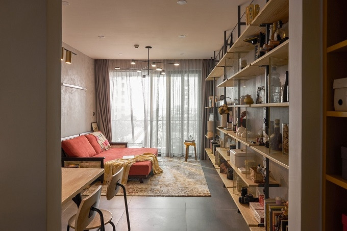 Open-plan apartment of a personality female owner, every corner is as beautiful as a dream