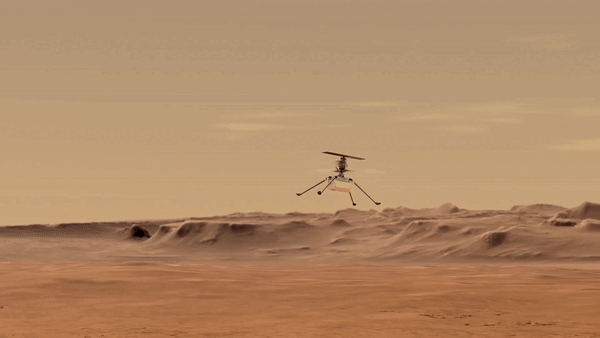Video mới nhất của trực thăng Ingenuity tìm sự sống trên Hoả tinh