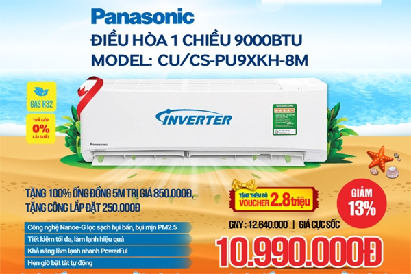 Top 5 điều hoà Panasonic đáng mua hè này