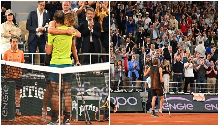 Zverev bỏ cuộc vì chấn thương, Nadal lần thứ 30 vào chung kết Grand Slam