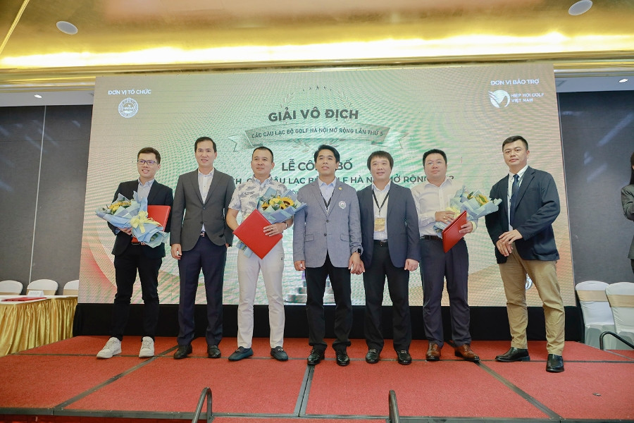 Gần 1500 VĐV tranh tài giải CLB golf Hà Nội mở rộng 2022