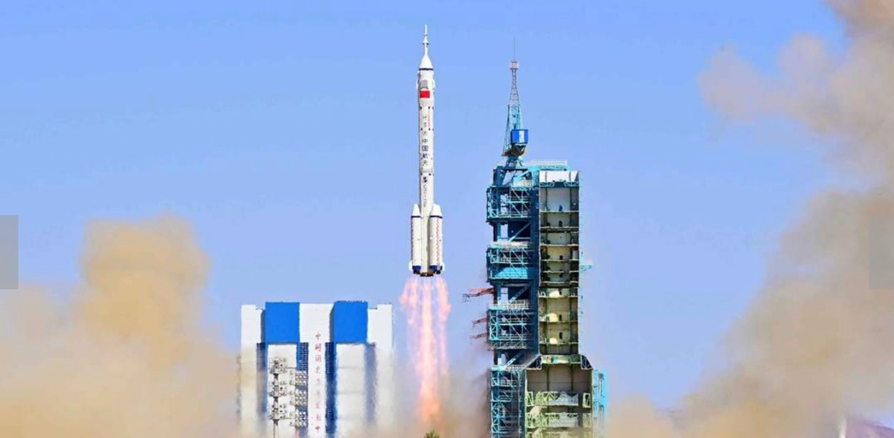 China sends 3 astronauts to space station