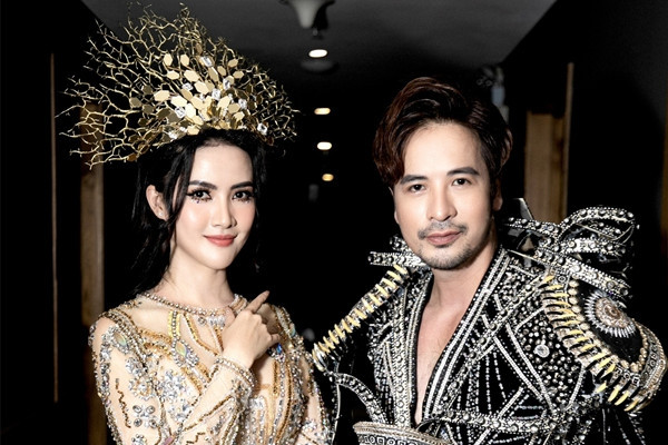 Doan Minh Tai and Phan Thi Mo make a vedette together