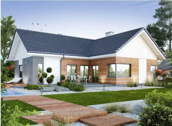 Mẫu nhà vườn cấp 4 có sân vườn hợp phong thuỷ gia chủ thích mê