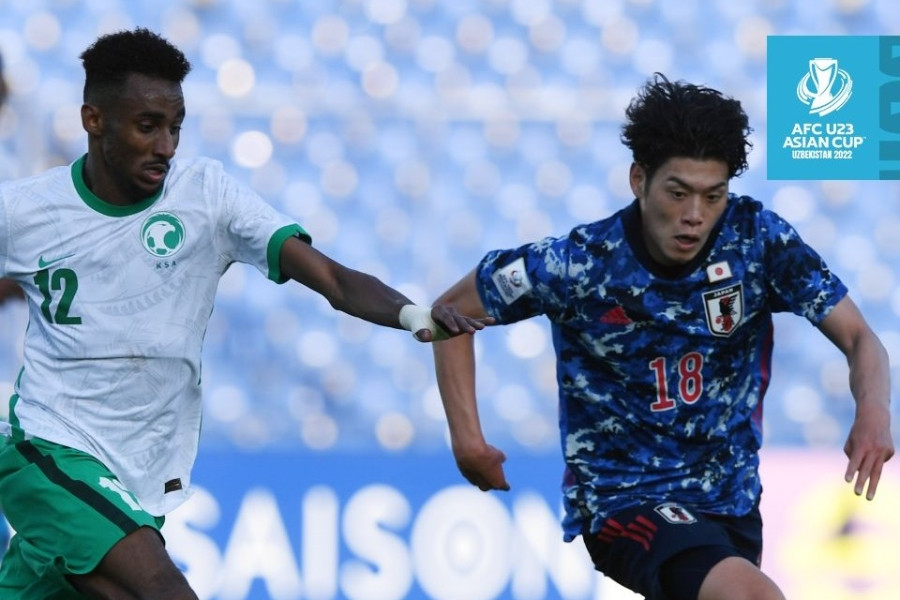 Chơi thiếu người, U23 Nhật Bản cưa điểm với Saudi Arabia