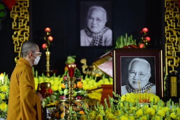 Lễ viếng bà Bảy Huệ, phu nhân cố Tổng Bí thư Nguyễn Văn Linh