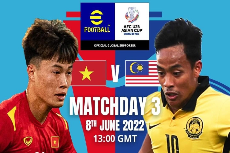 Link xem trực tiếp bóng đá U23 Việt Nam vs U23 Malaysia, 20h ngày 8/6