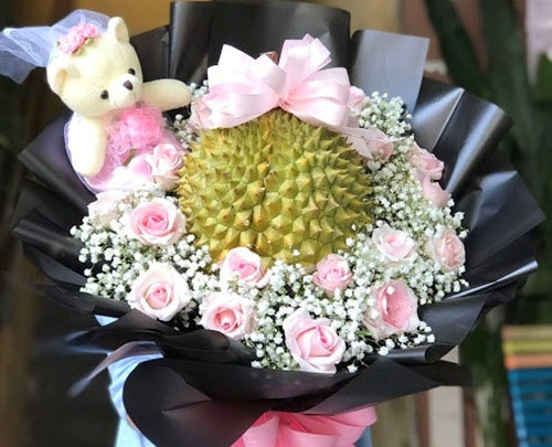 Bó hoa sầu riêng tiền triệu gây sốt “chợ mạng” có gì đặc biệt? - Hình 3 Bo hoa sau rieng tien trieu gay sot “cho mang” co gi dac biet?-Hinh-3