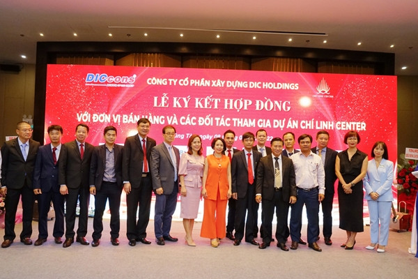 DICcons ký kết với các đối tác phát triển dự án Chí Linh Center