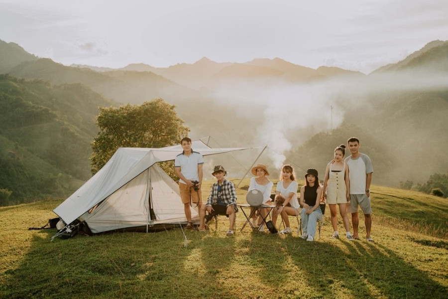 Những điểm cắm trại xanh mướt đẹp mê ly ở Cao Bằng để 'trốn' hè nóng bức