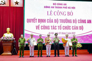 Bổ nhiệm 3 Phó Giám đốc Công an Hà Nội