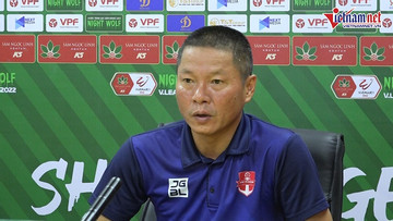 HLV Chu Đình Nghiêm chỉ ra nguyên nhân khiến Hải Phòng thua trận đầu tiên ở V.League