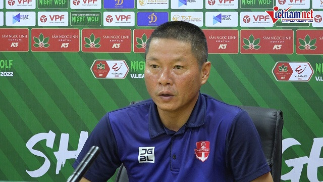HLV Chu Đình Nghiêm chỉ ra nguyên nhân khiến Hải Phòng thua trận đầu tiên ở V.League