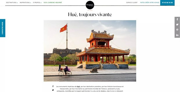 French journalist muses online over Hue City’s timeless charm