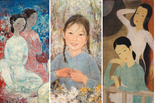 Lần đầu triển lãm tranh triệu đô của 'Bộ tứ Đông Dương' tại Việt Nam