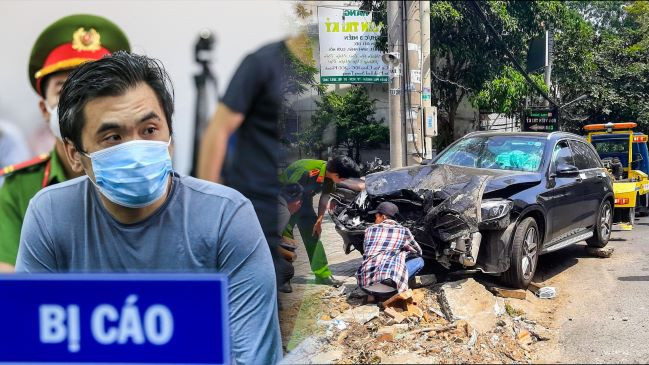 Vụ Mercedes tông chết người: Bị cáo dương tính ma túy vì uống nước bạn mời