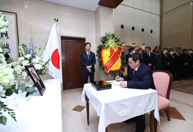 Leaders pay tribute to late Japanese PM Shinzo Abe hinh anh 2