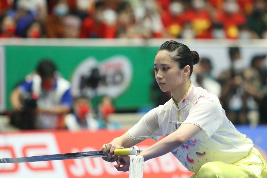 Hoa khôi wushu 3 lần vô địch thế giới, 6 HCV SEA Games
