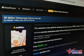 30 triệu dữ liệu người Việt đang bị hacker rao bán