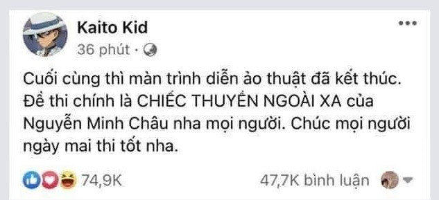 Bộ Công an đã có kết quả xác minh các nghi vấn lộ đề thi tốt nghiệp THPT