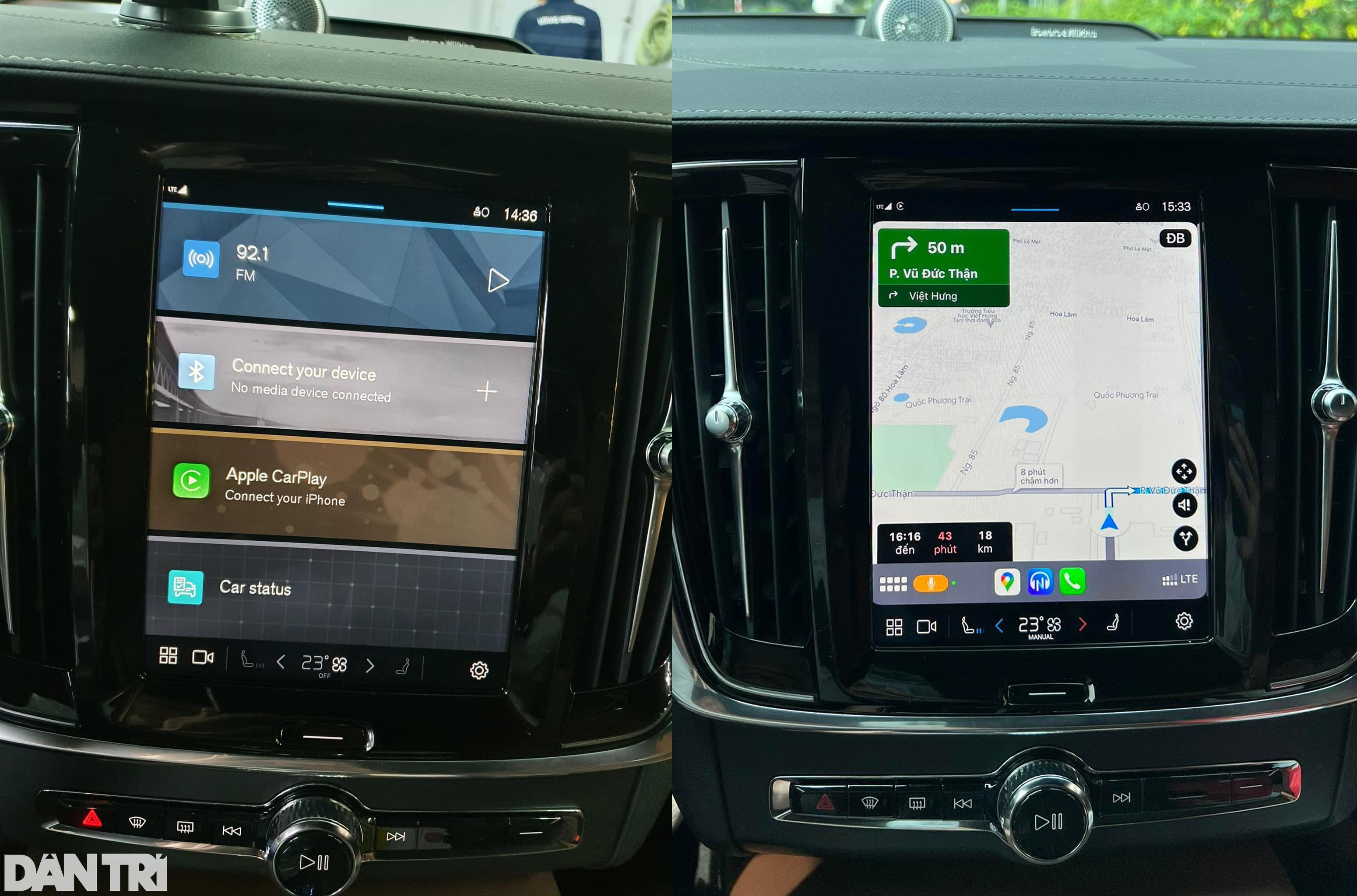 Hơn nửa năm khách đi Volvo tại Việt Nam mới có CarPlay