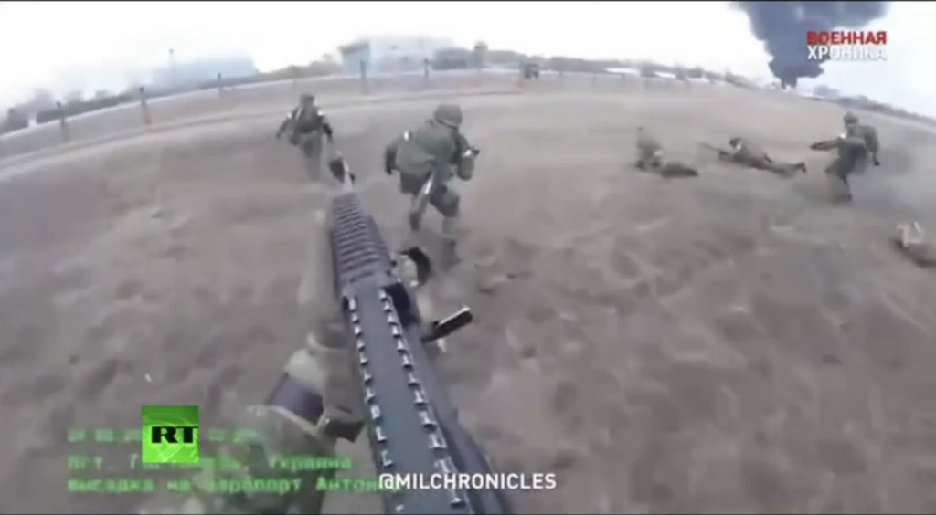 Hình ảnh hiếm về trận chiến ác liệt ở ngoại ô Kiev