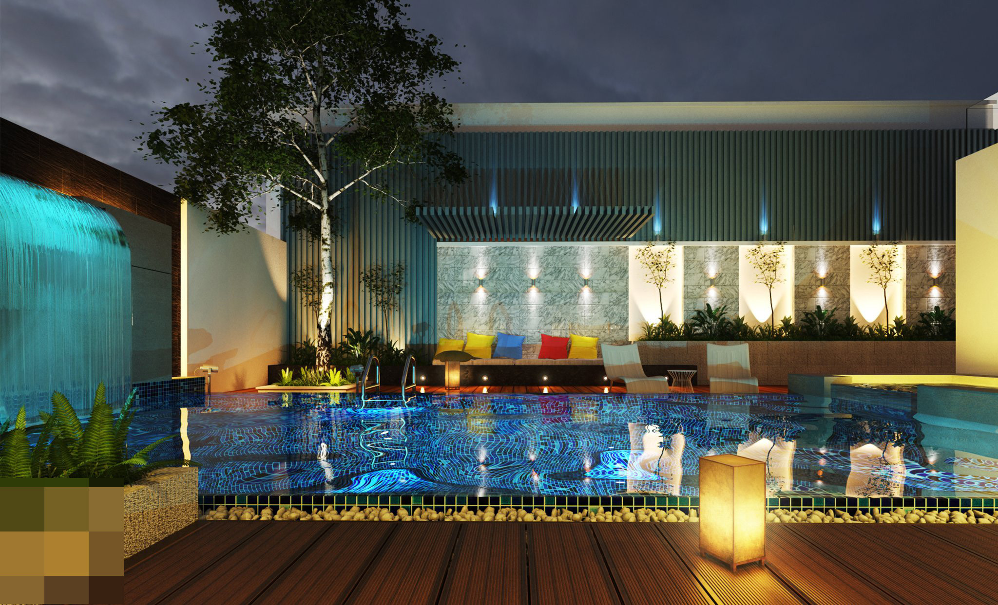 villa 825 - Villa hút hồn với không gian mở, sử dụng hồ bơi và bể sục tiện nghi