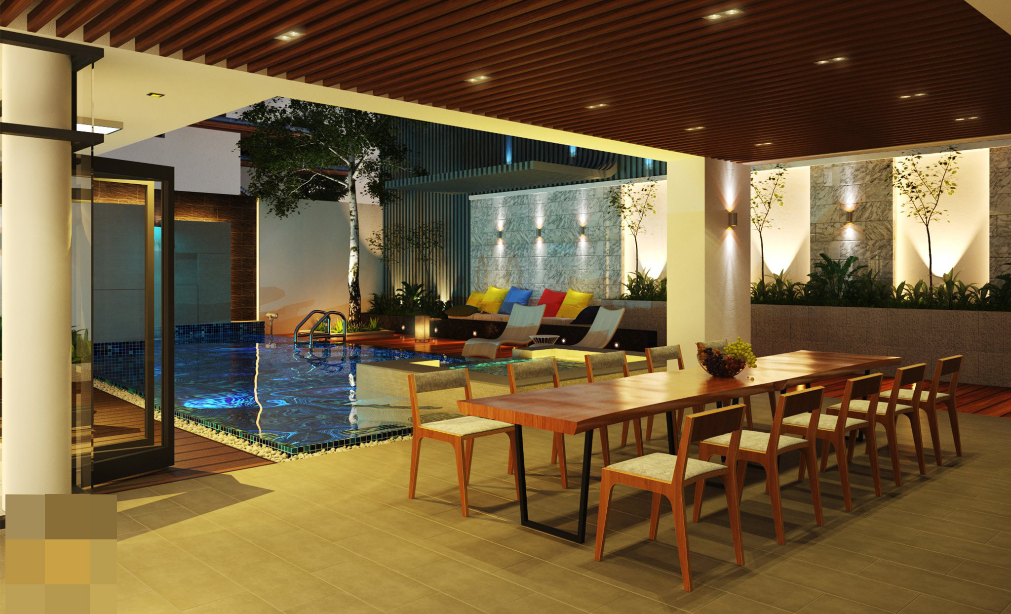 villa 828 - Villa hút hồn với không gian mở, sử dụng hồ bơi và bể sục tiện nghi