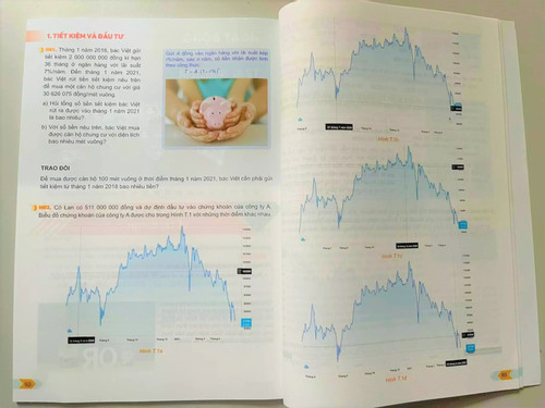 Math textbooks teach 10th graders to invest in securities, deposit money in banks