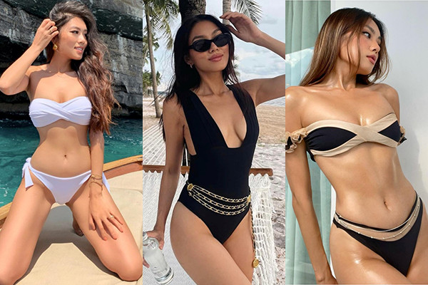 Á hậu Thảo Nhi Lê bốc lửa với bikini