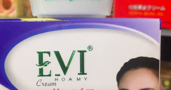 Cảnh báo lô mỹ phẩm EVI Cream ngừa nám không đạt chất lượng