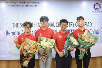 Việt Nam giành 4 huy chương Vàng Olympic Hóa học quốc tế