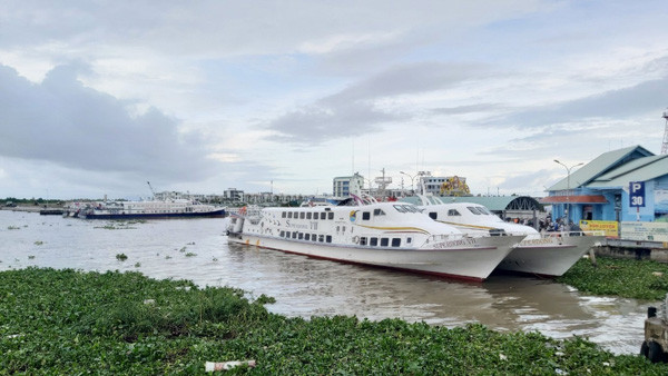Bad weather again affects ferry services to/from Kien Giang’s islands