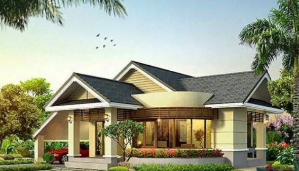 5 mẫu nhà cấp 4 2 phòng ngủ đẹp, đơn giản, chi phí rẻ