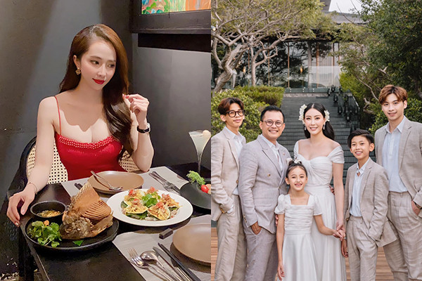 Quỳnh Nga gợi cảm, Hà Kiều Anh hạnh phúc bên chồng cùng 4 con