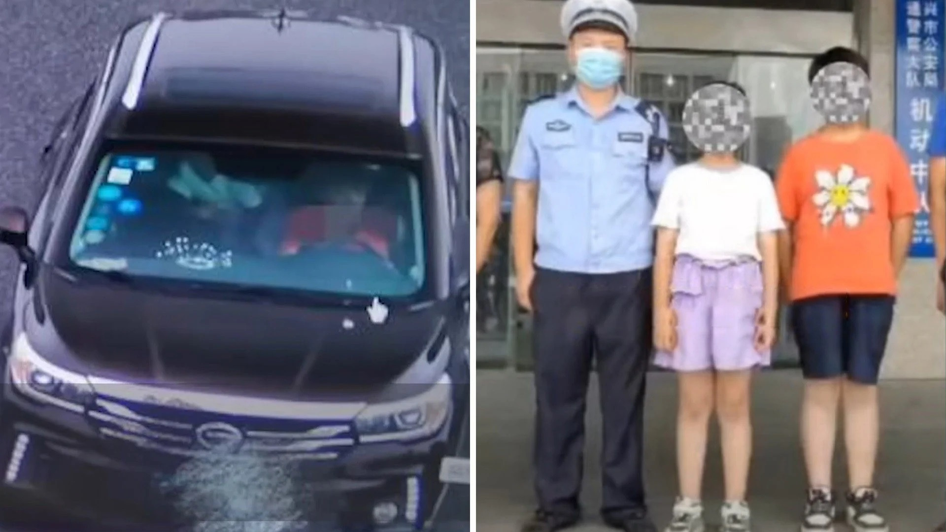 Мальчика папиной машине. Полиция Китая машины. Школьник в машине. Школьник угнал машину.