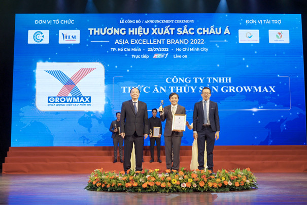 GrowMax được vinh danh Top 10 Thương hiệu xuất sắc châu Á