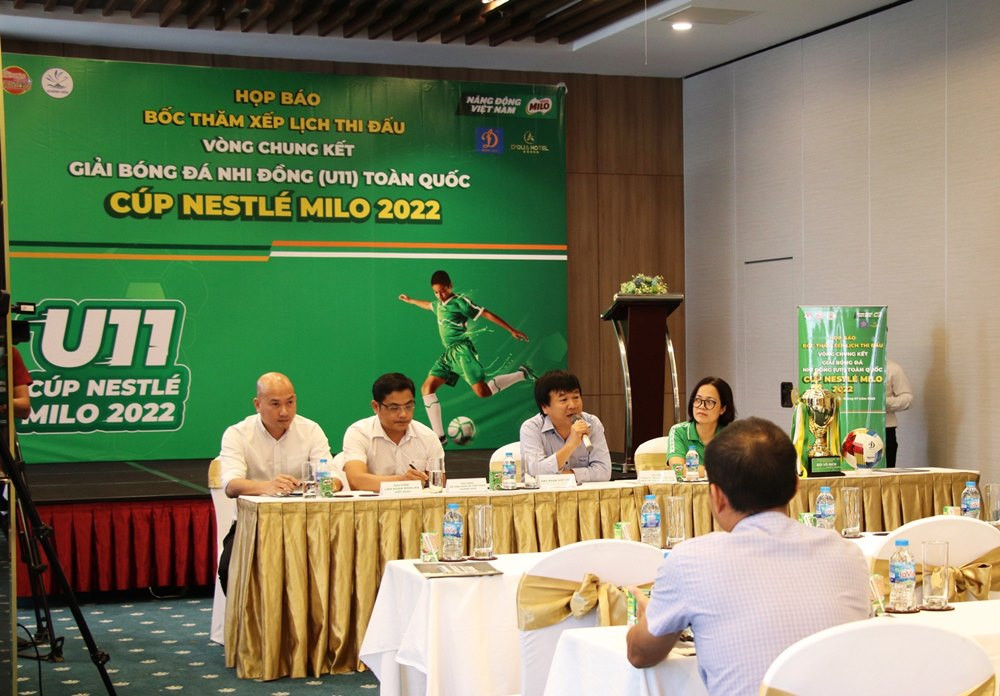 16 đội tranh tài VCK Giải bóng đá Nhi đồng toàn quốc 2022