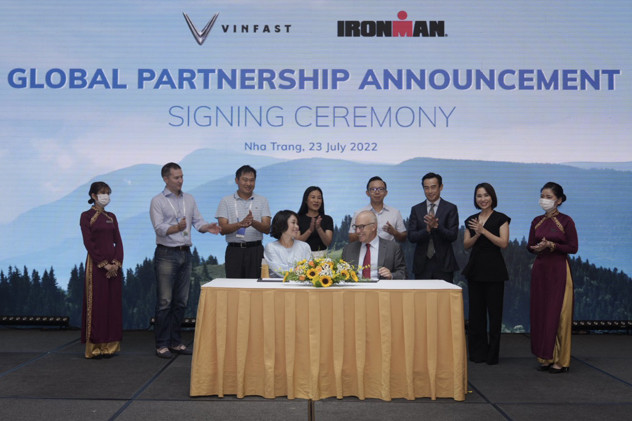 VinFast trở thành đối tác toàn cầu của giải Ironman