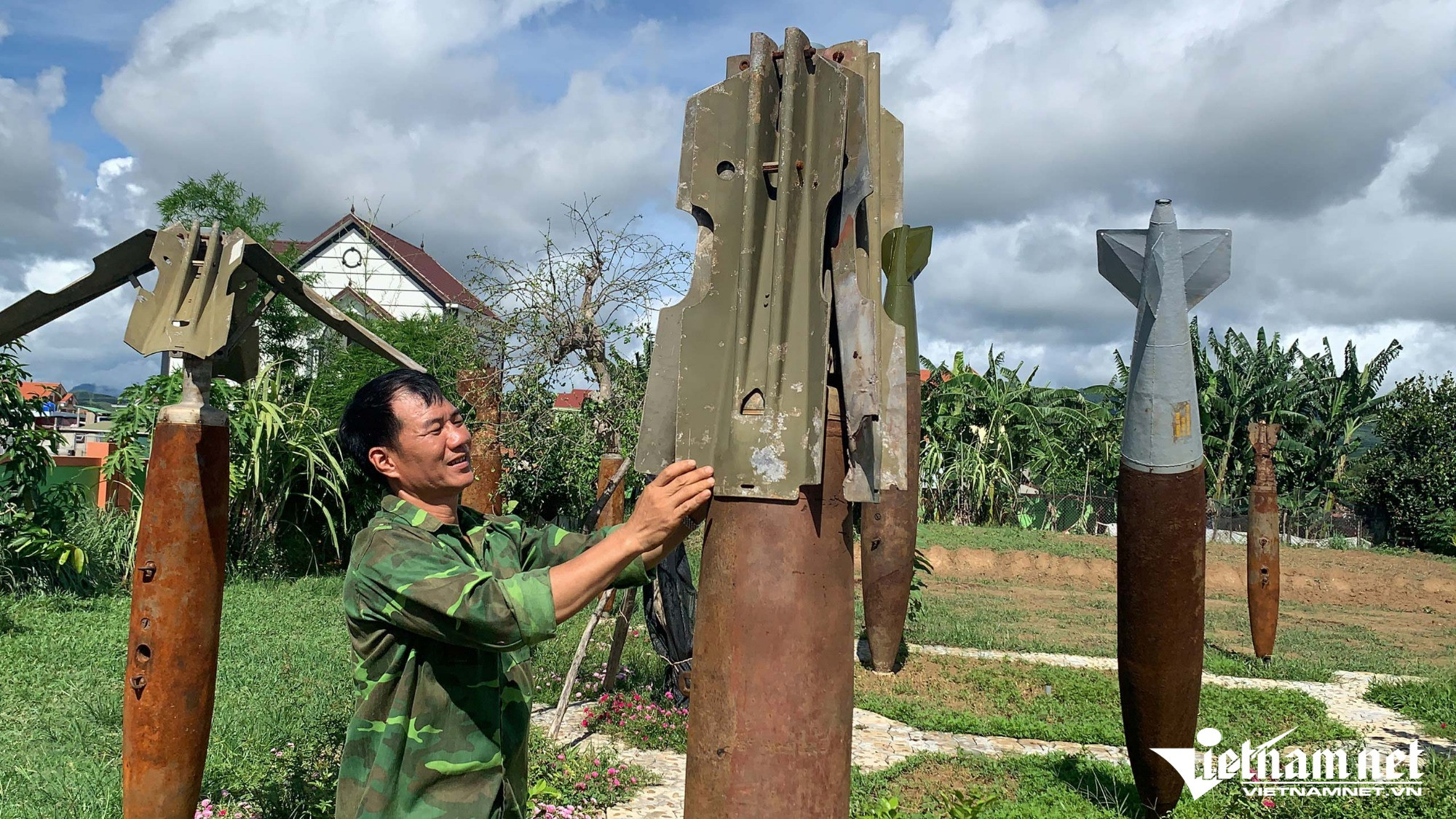 Thông điệp hòa bình từ vườn kỷ vật chiến tranh của cựu lính hải quân