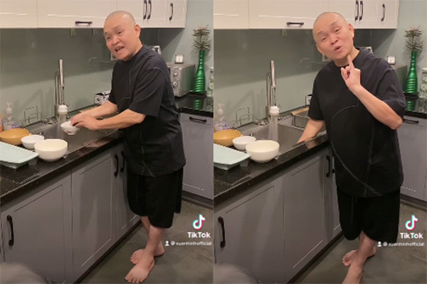 Xuân Hinh rửa bát nhưng vẫn mơ 'cô Tí, cô Tèo'