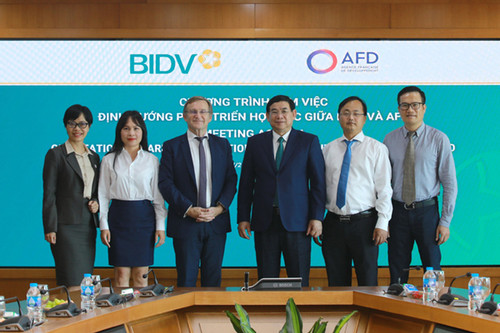 BIDV và Cơ quan Phát triển Pháp tăng cường hợp tác tài chính - tín dụng xanh