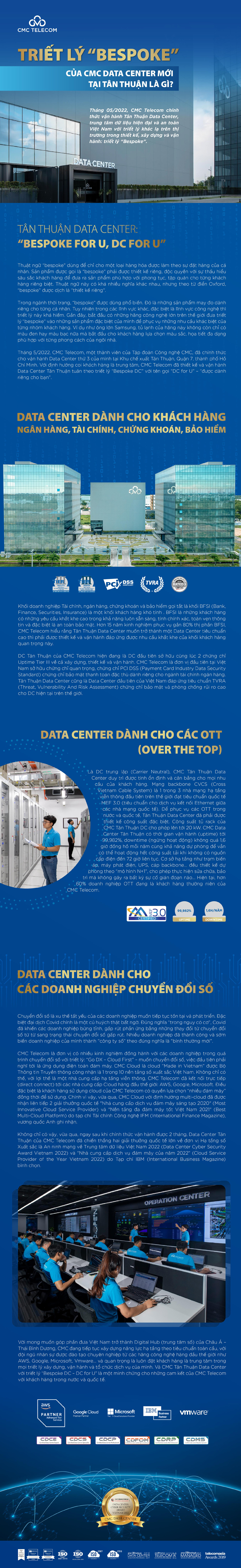[Tin công nghệ mới] Triết lý khác lạ của Trung tâm dữ liệu Tân Thuận