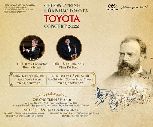 Talented artists perform pieces by Czech composer at Toyota 2022 Concert