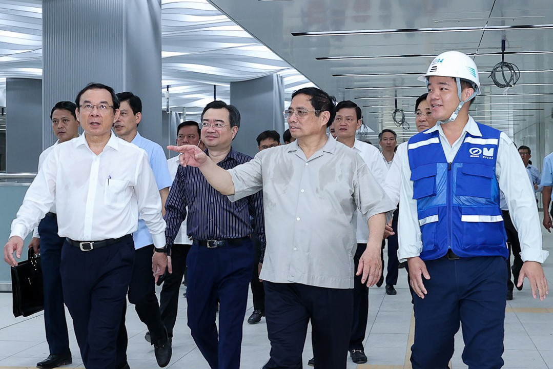 Thủ tướng Phạm Minh Chính yêu cầu tập trung hoàn thành tuyến metro số 1