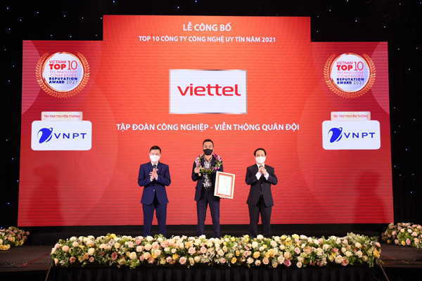 Viettel dẫn đầu bảng top  10 công ty CNTT- viễn thông uy tín năm 2021