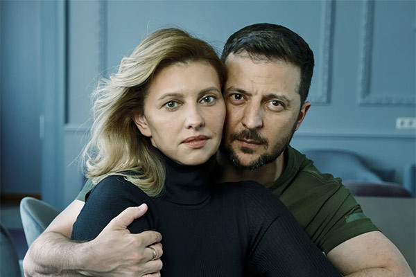 Vợ chồng Tổng thống Ukraine Zelensky bất ngờ hiện diện trên tạp chí thời trang