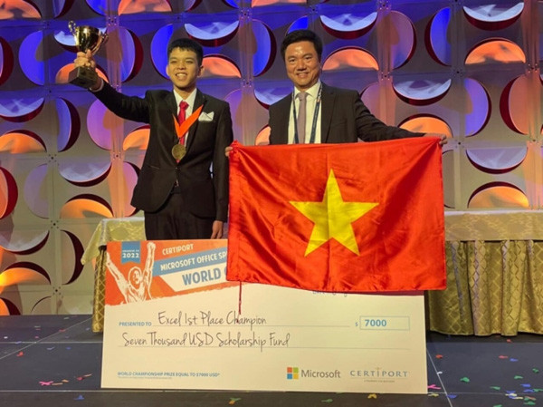 Vietnam pockets two golds at Microsoft Office Specialist World Championship